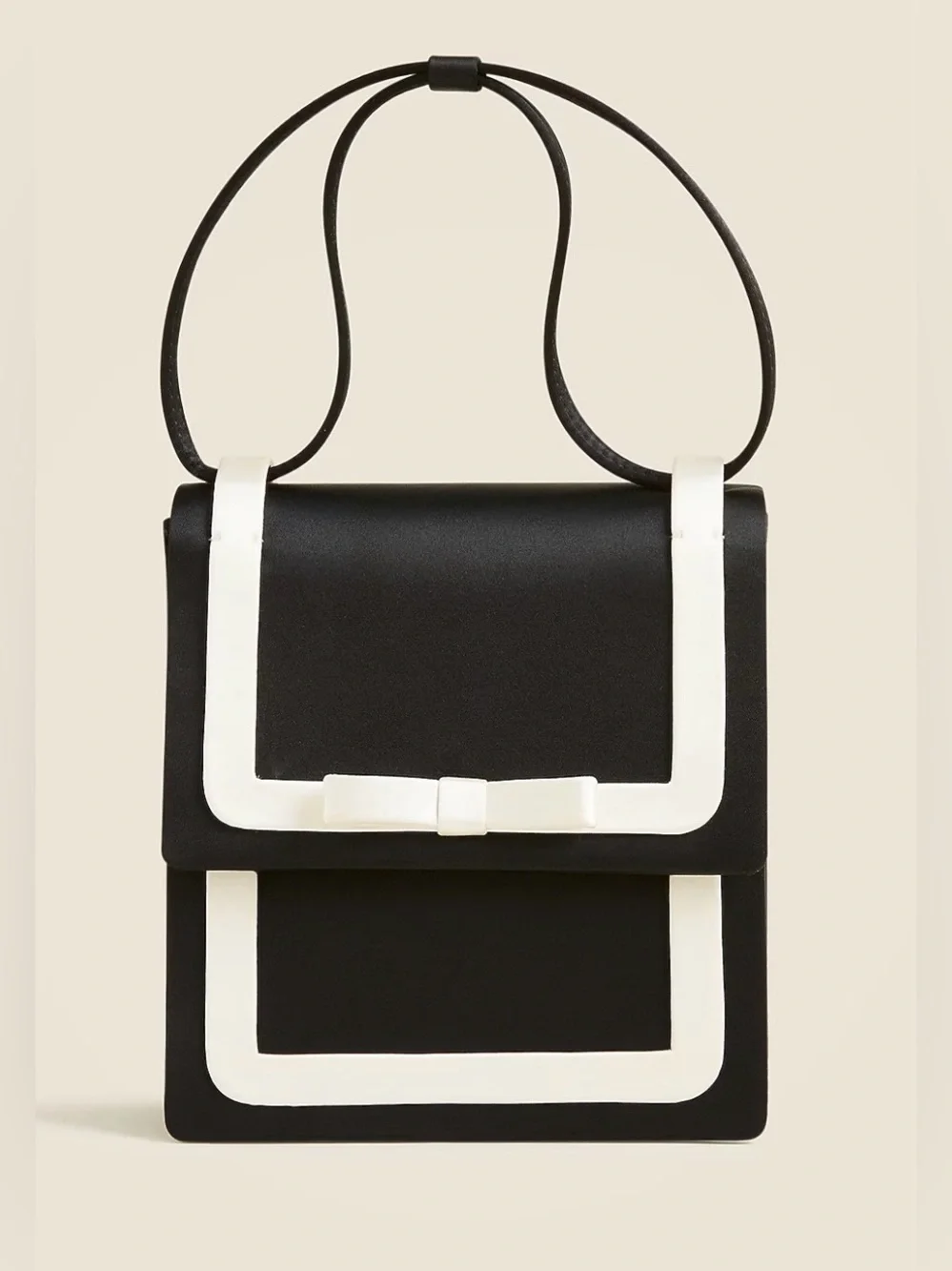 NWOT New JCrew Collection small bow bag in satin